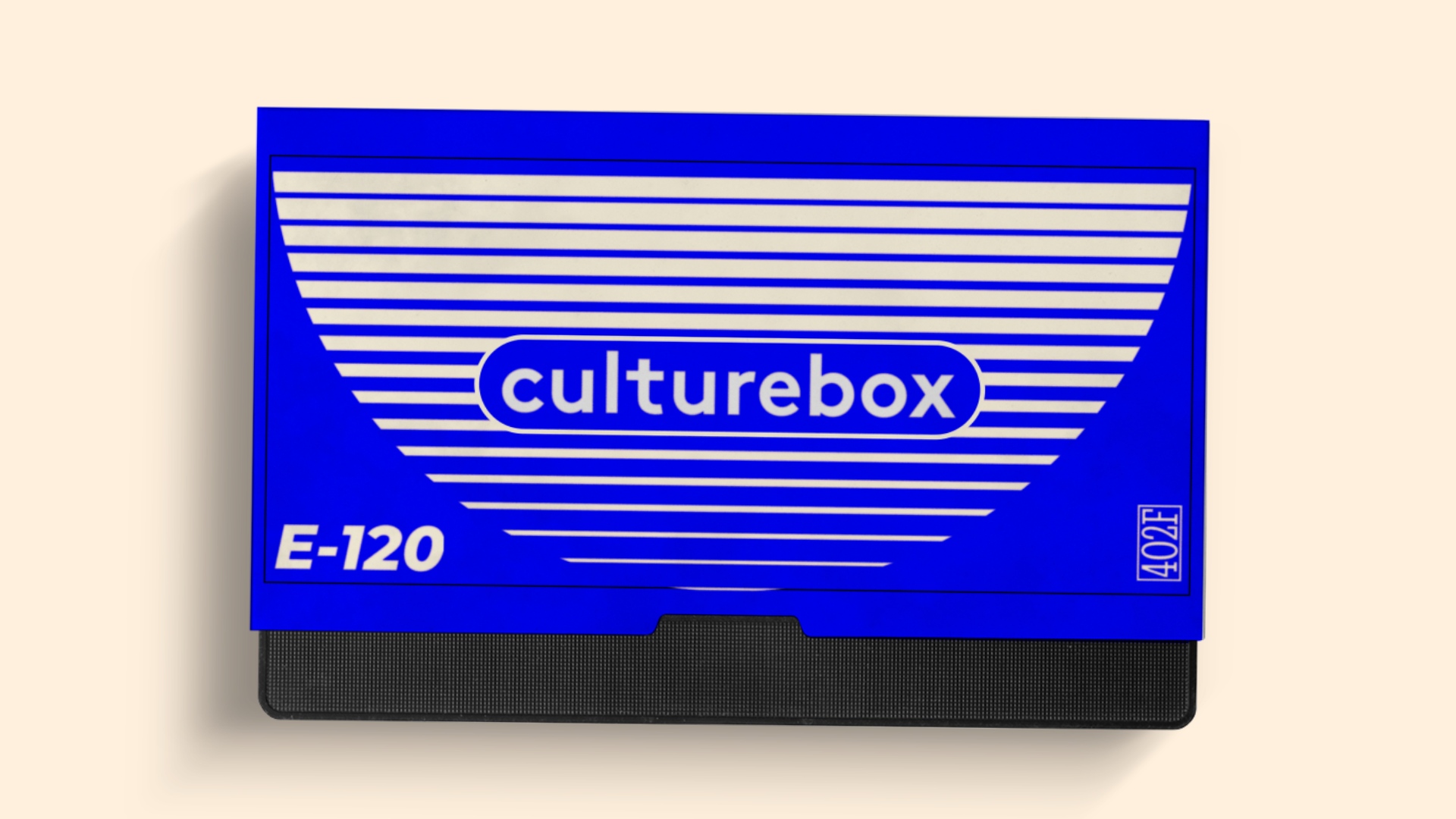 Fausse jaquette de vhs style années 90 avec le logo culturebox