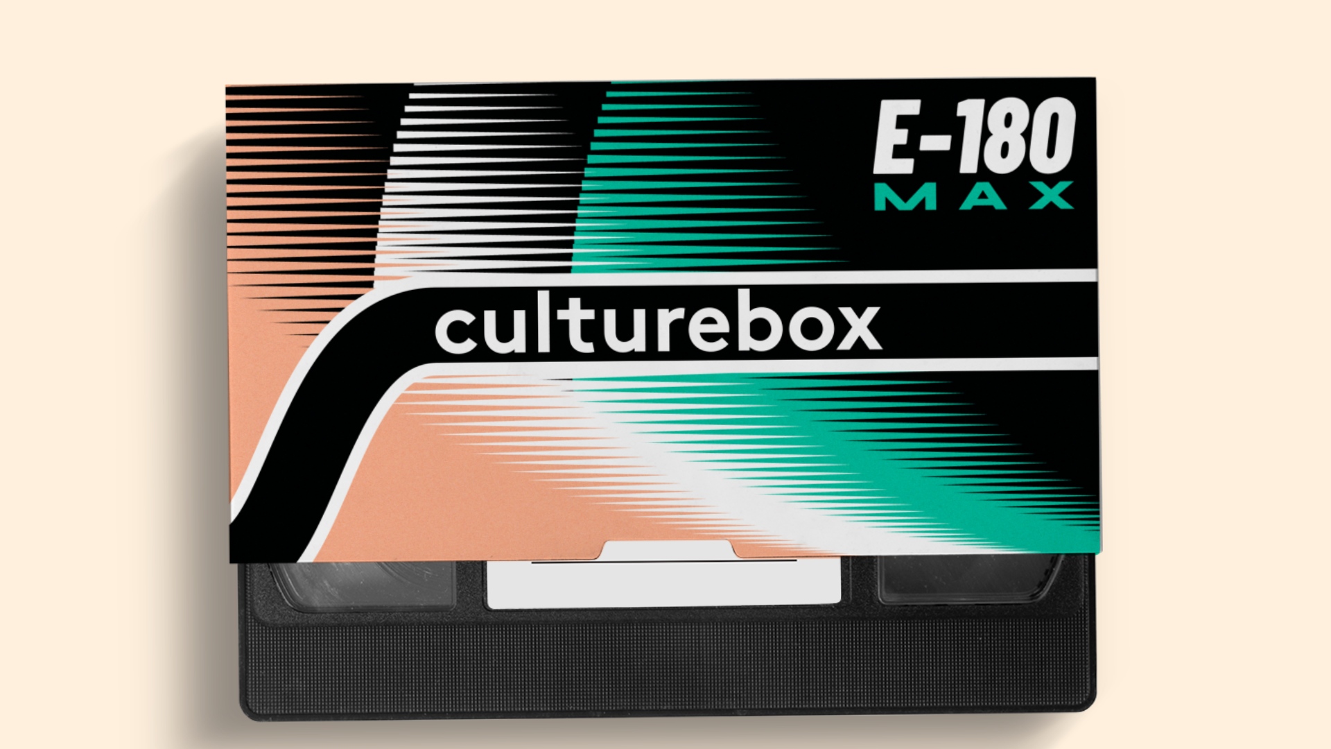 Fausse jaquette de vhs style années 90 avec le logo culturebox